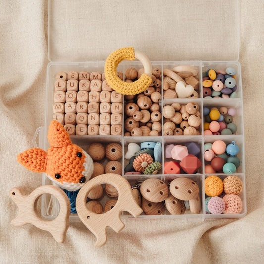 Schnullerketten Bastelset XXL